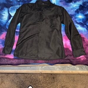 Men's Black Dress Shirt